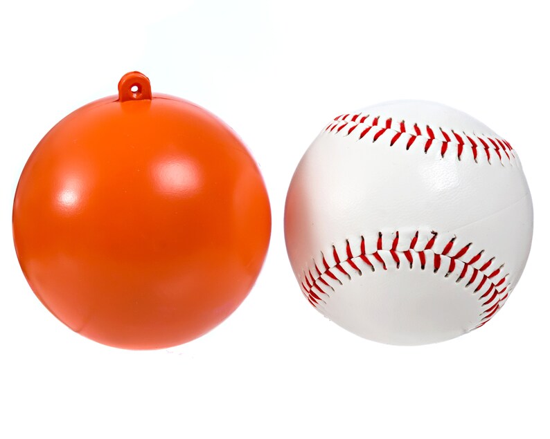 Gender Reveal Target Ball 2 Pack Pink & Blue Set Exploding Powder