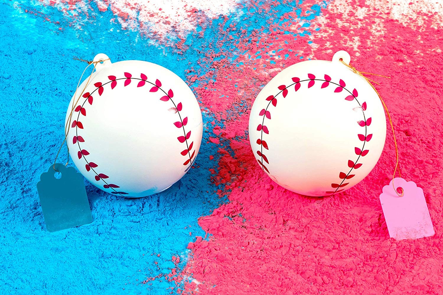 Gender Reveal Baseball Gender Reveal Baseballs In Pink Or Blue Filled W