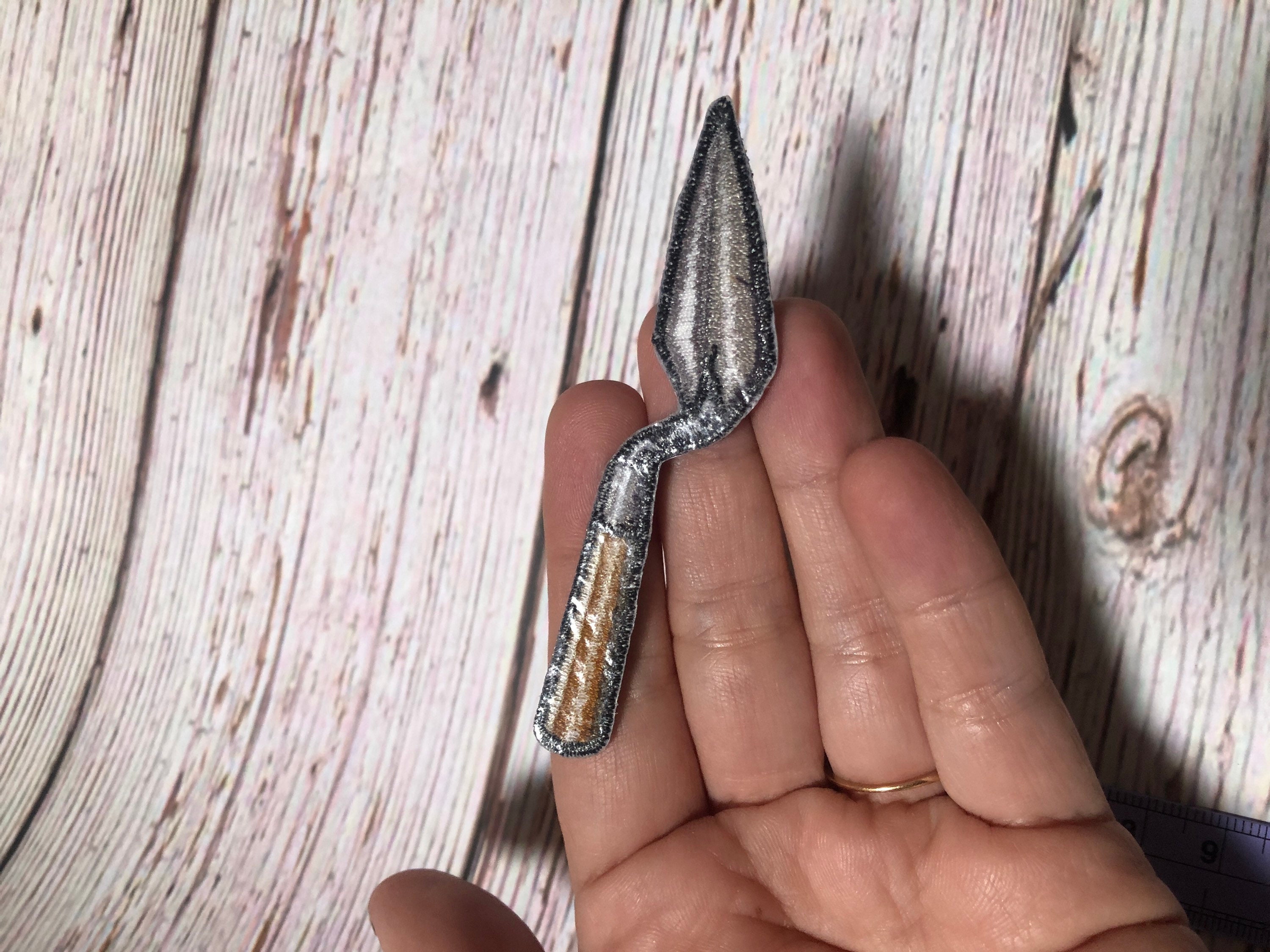 Curated visual reference: Picture Idea: Trowel Iron On Embroidered Patch Archaeology High Quality