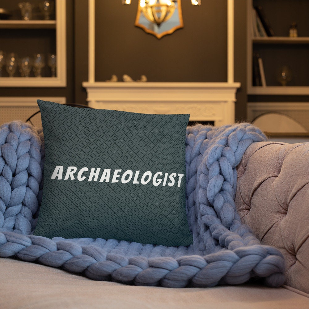 Archaeologist Trowel Basic Pillow 