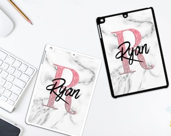 Personalised Apple iPad Pro 9.7 2016Any Name/Initials Printed Tablet Case Covers Scratch Resistant iPad Back Case Only