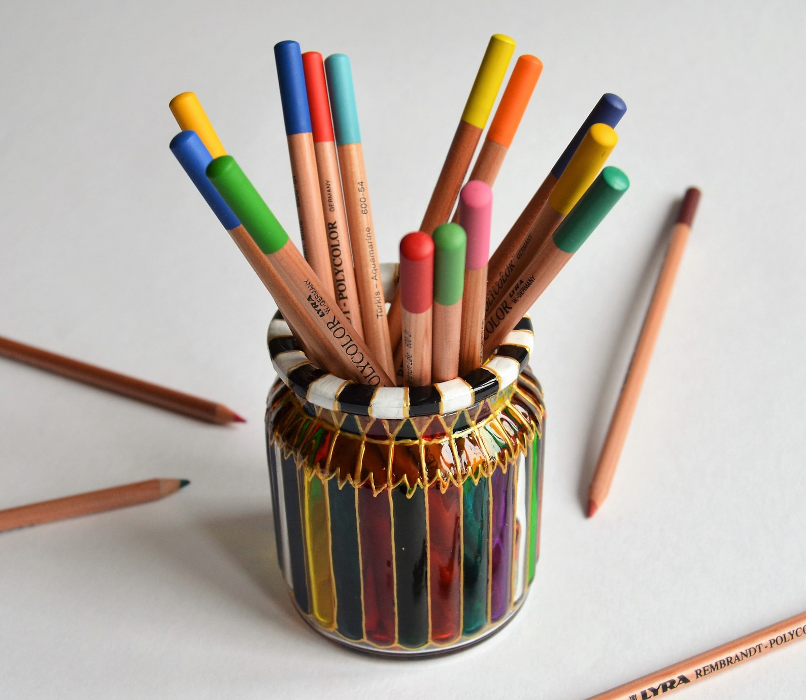 Desk decor Pencil holder Pencil holder for desk Funny Etsy