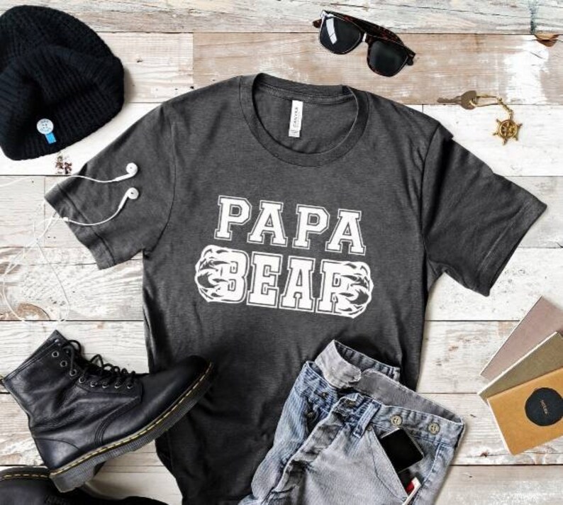 Father/'s Day Shirt Papa Bear Claw Shirt Soft Unisex Size Shirts Dad Shirt Gift For Father/'s Day More Colors Papa Bear T-Shirt
