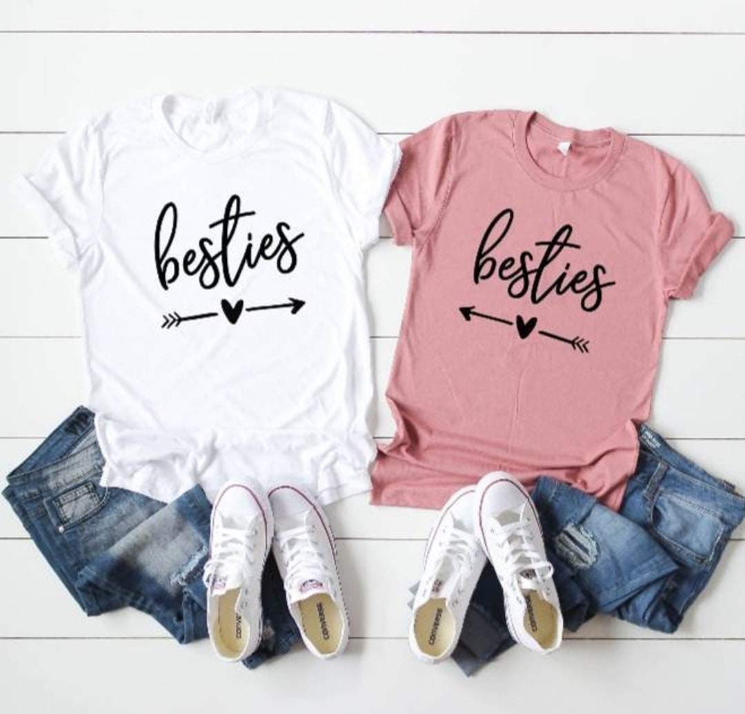 Best Friend Matching Tshirts Matching Shirt Set INCLUDES Etsy