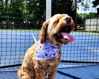Reversible Sports Dog Bandana: Over-the-Collar Scarf
