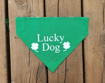 St. Patrick's Day Reversible Dog Bandana