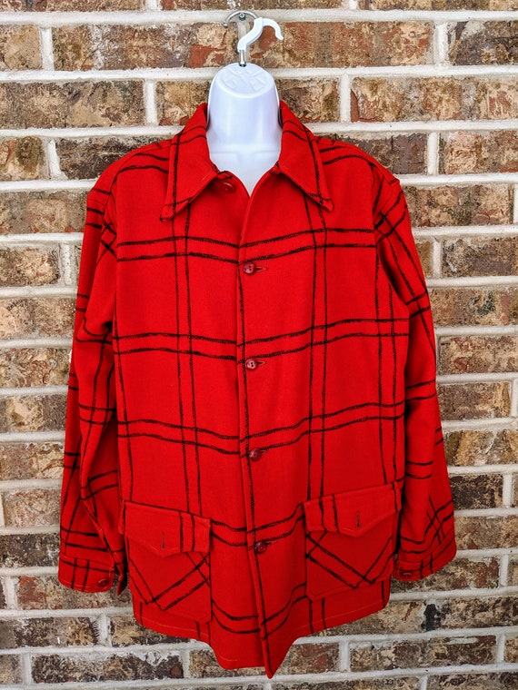 Vintage Mens 50s Timberline Wool Car Coat