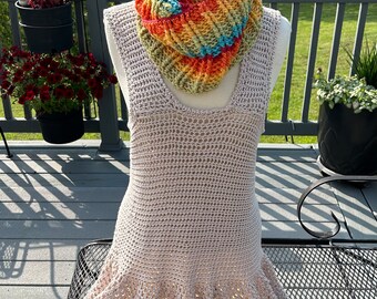 watch your tention with this yarn #crochet #caroncakes #cinnamonswirlc, Crochet
