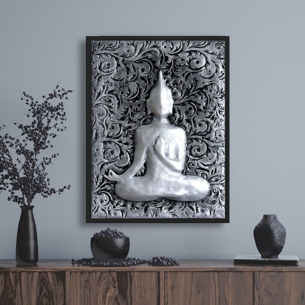 Buddha Wall Art Etsy