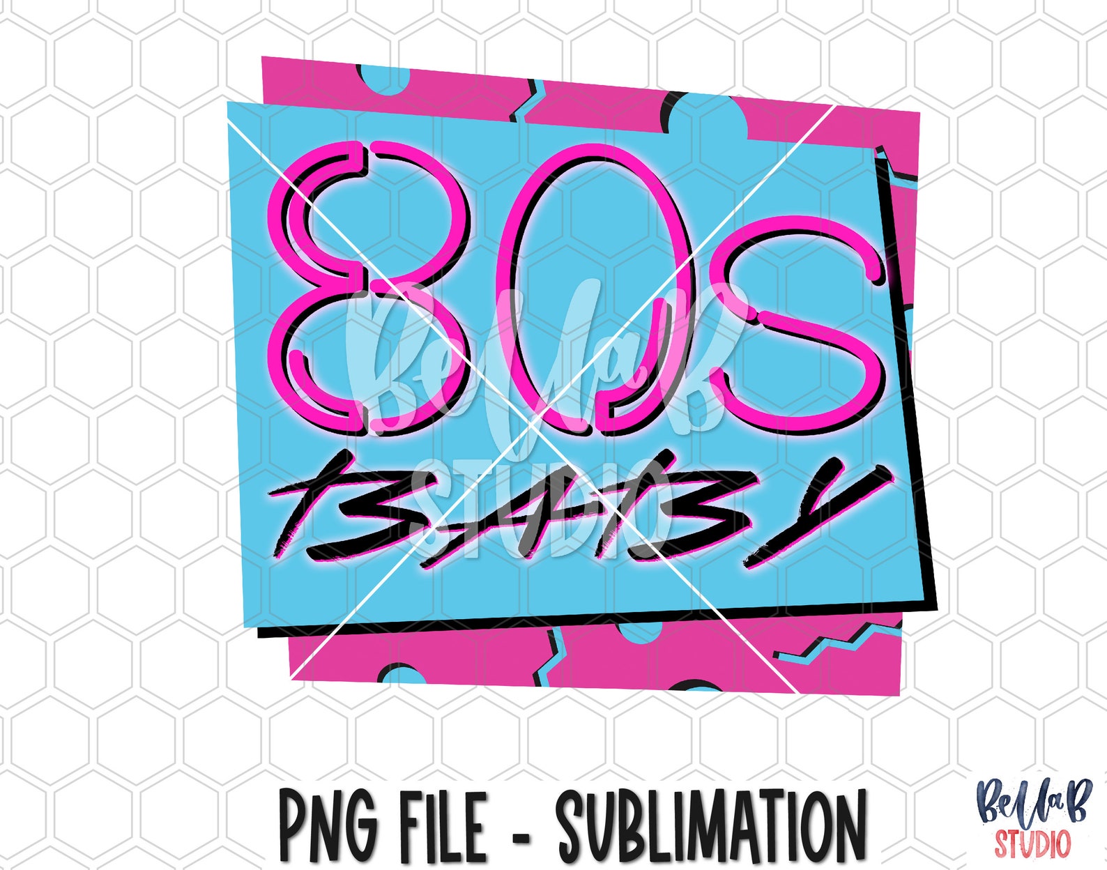 80s Baby PNG Sublimation Design 80s Retro 90s Retro Neon - Etsy
