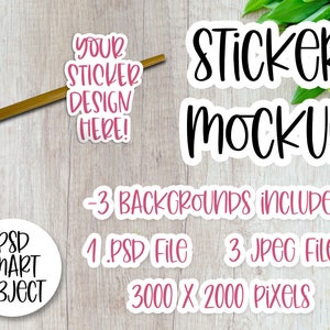 Sticker Mockup, PSD Smart Object, Print And Cut Sticker Mockup, Stick holding Sticker,Vinyl Decal Mockup, Silhouette, Cricut,Template,Mockup