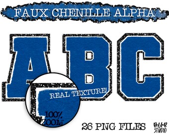 Faux Chenille PNG Alphabet Set, Red Chenille Sublimation Alphabet, Clipart, Varsity Letters, Digital Download, PNG, Sublimation Alphabet