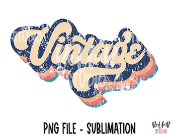 Vintage Sublimation Design, Retro, Vintage, beunruhigt, Grunge, Vintage Soul, Sublimation digitaler Download, PNG, ClipArt