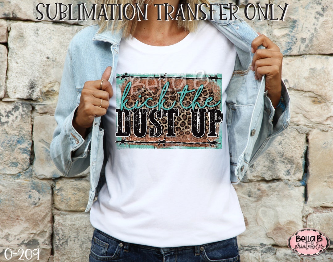 Ready to Press, Sublimation Transfers, DIY Shirt, Sublimation, Transfers  Ready To Press, Heat Transfer Designs, Cowgirl Up Buttercup,Leopard