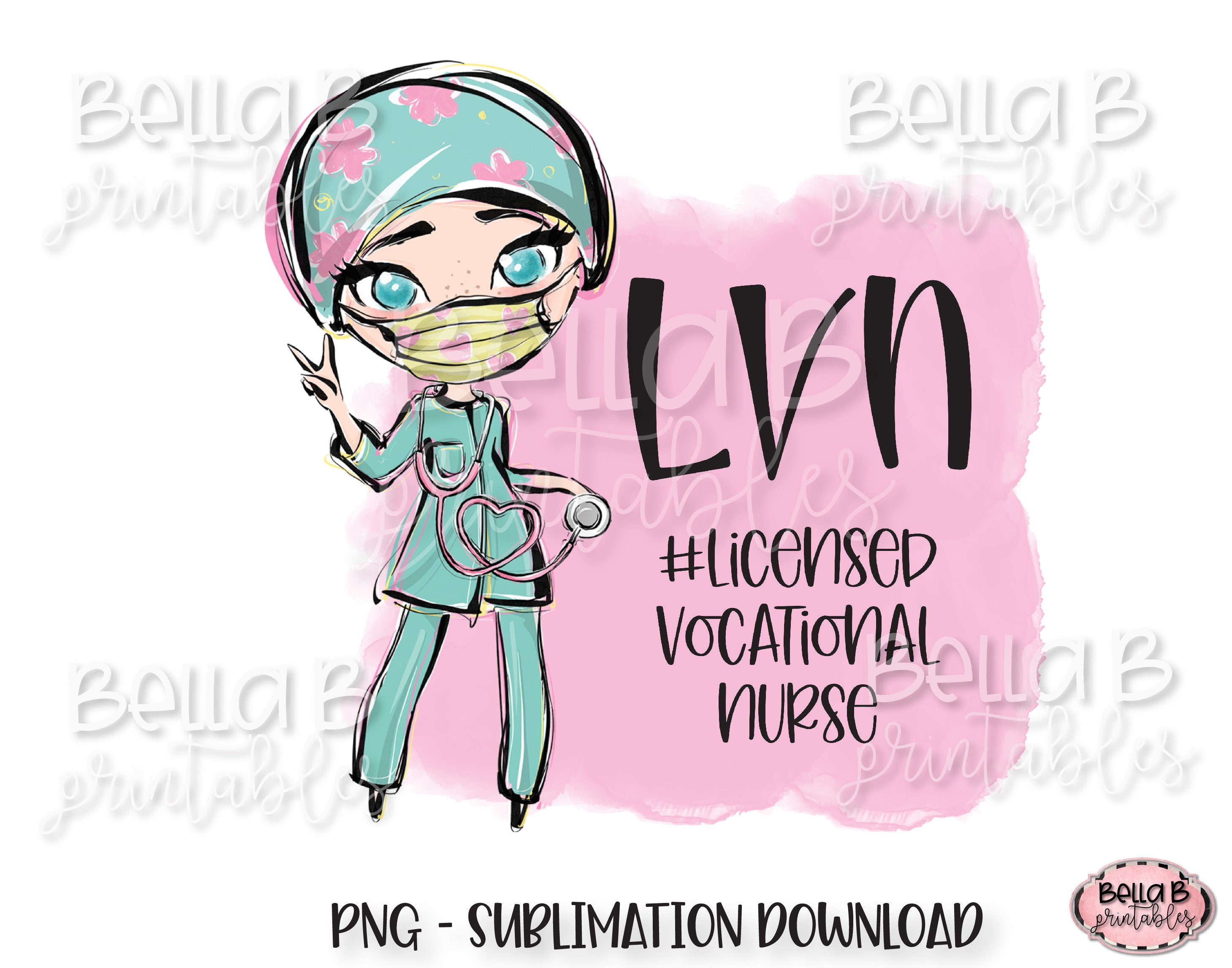 Download Lvn Nurse Png Sublimation Design Difference Maker Etsy