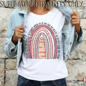 Youv’e Been My Saviour Sustainer Sublimation Transfer, Prêt à Presser, Heat Press Transfer, Sublimation Print, My Healer Redeemer, Encore une fois