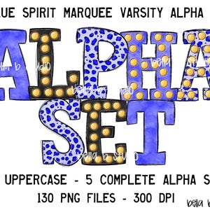 Alfabeto universitario Blue Spirit Marquee PNG, Alfabeto de espíritu escolar, Alfabeto de leopardo, Paquete alfa, Letras de garabatos, Clipart, Descarga digital