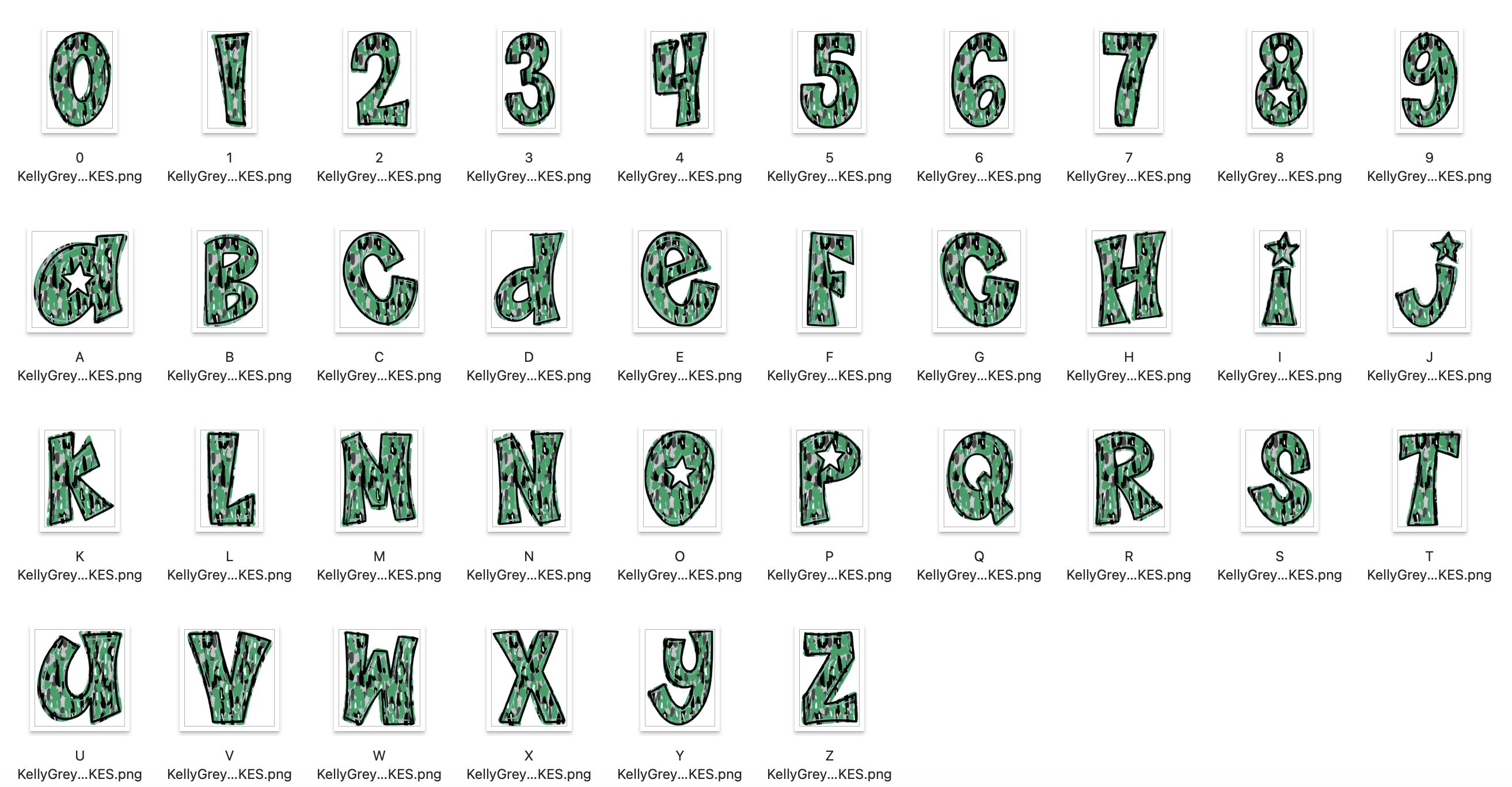 Kelly Green Grey Spirit Doodle Alpha, Spots Alpha PNG, School Spirit ...
