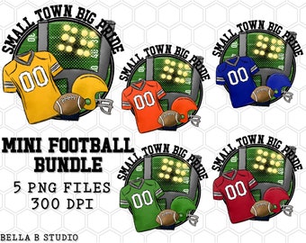 Small Town Big Pride Football PNG Sublimation Bundle, Football, Game Day, Small Town Football, Sublimation Digital Download, PNG