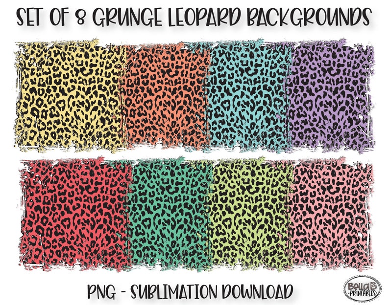 Download Clip Art Leopard Print Cheetah Sublimation Backsplash Leopard Print Png Background Bundle Sublimation Digital Download Sublimation Frames Art Collectibles