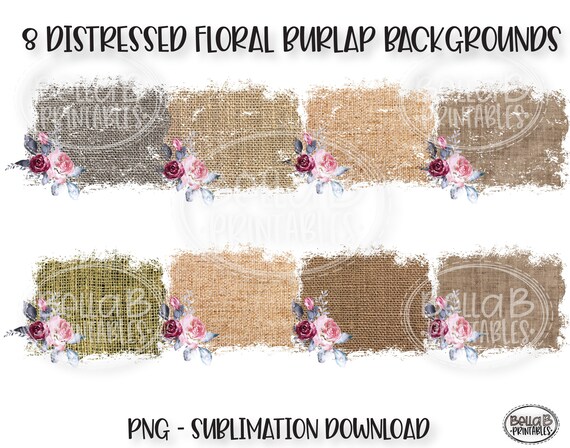 Download Distressed Burlap Png Sublimation Background Bundle Splashes Etsy