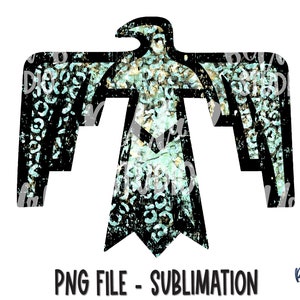 May include: A black and white silhouette of a Native American Indian headdress with a teal and gold leopard print pattern.
