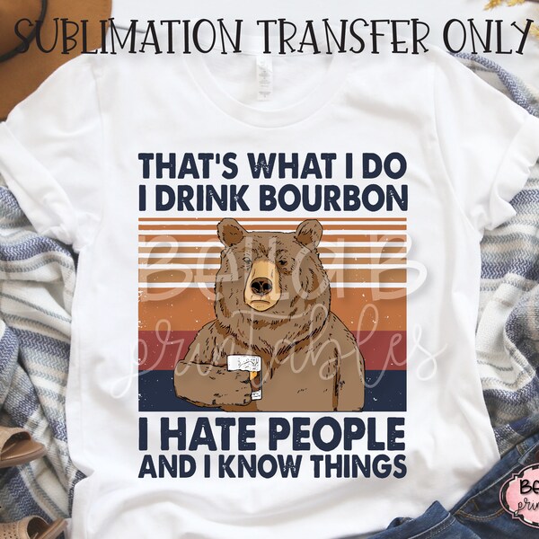 I Drink Bourbon and Know Things Svg Etsy