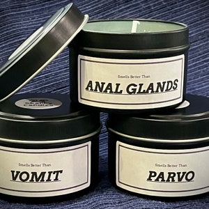 Skanky Candle - Veterinary Collection - “Smells Better Than [GROSS VETERINARY THINGS]” Botanical 3oz Container Candle