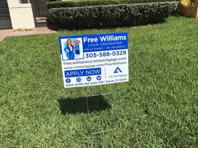 Personalized 12\u201dx18\u201d /& 18\u201dx24\u201d Signs Yard Signs