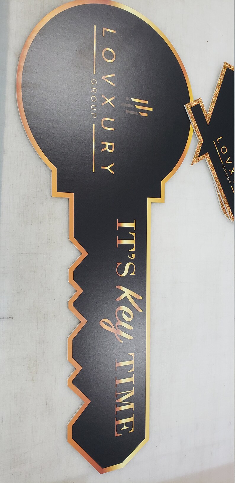 Luxury Key Glitter Border Real Estate Selfie Prop Etsy