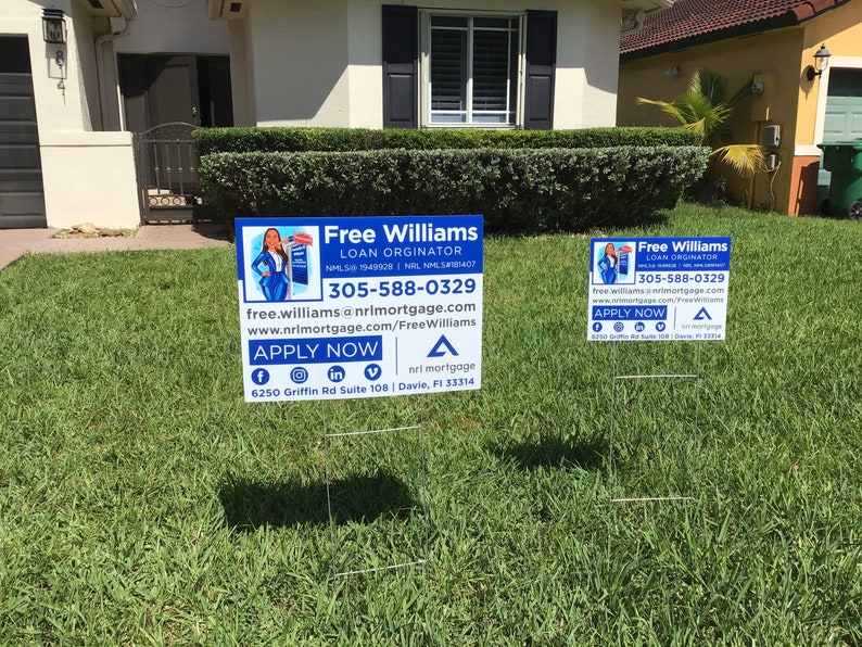 Personalized 12\u201dx18\u201d /& 18\u201dx24\u201d Signs Yard Signs