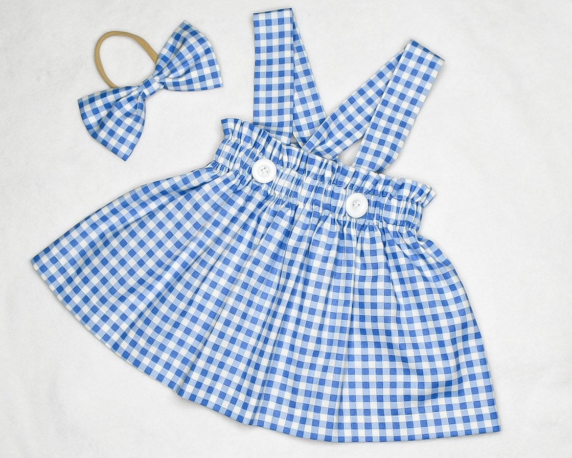 Bluelea Bull Dot Jacquard Suspenders Skirt S Black Womens
