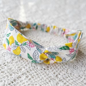 Lemon Grove Twist Headband | Fresh & Cheerful Hair Accessory