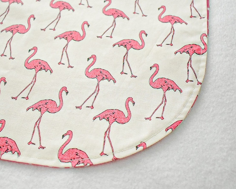 Premium Cotton Car Seat Cover Baby Car Seat Cover Flamingos on Cream Car Seat Canopy New Mom Gift