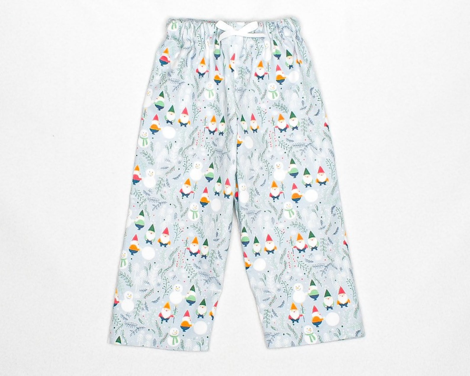 Pajama Pants Winter Gnomes Super Snuggle Flannel Cotton | Etsy