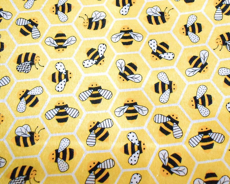 Swaddle Blanket Bees Baby Receiving Blanket Etsy