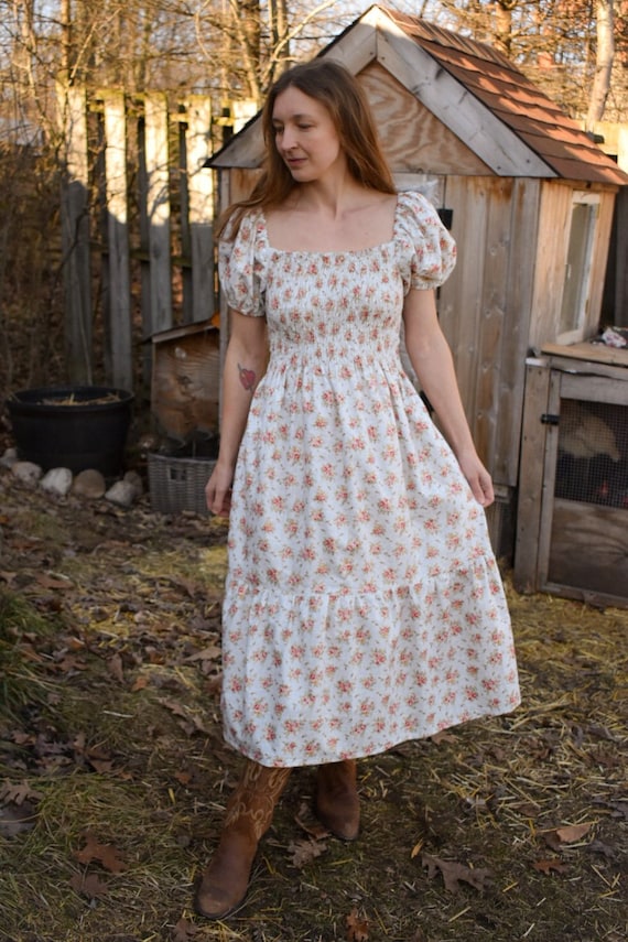 Prairie Rose Tiered Dress