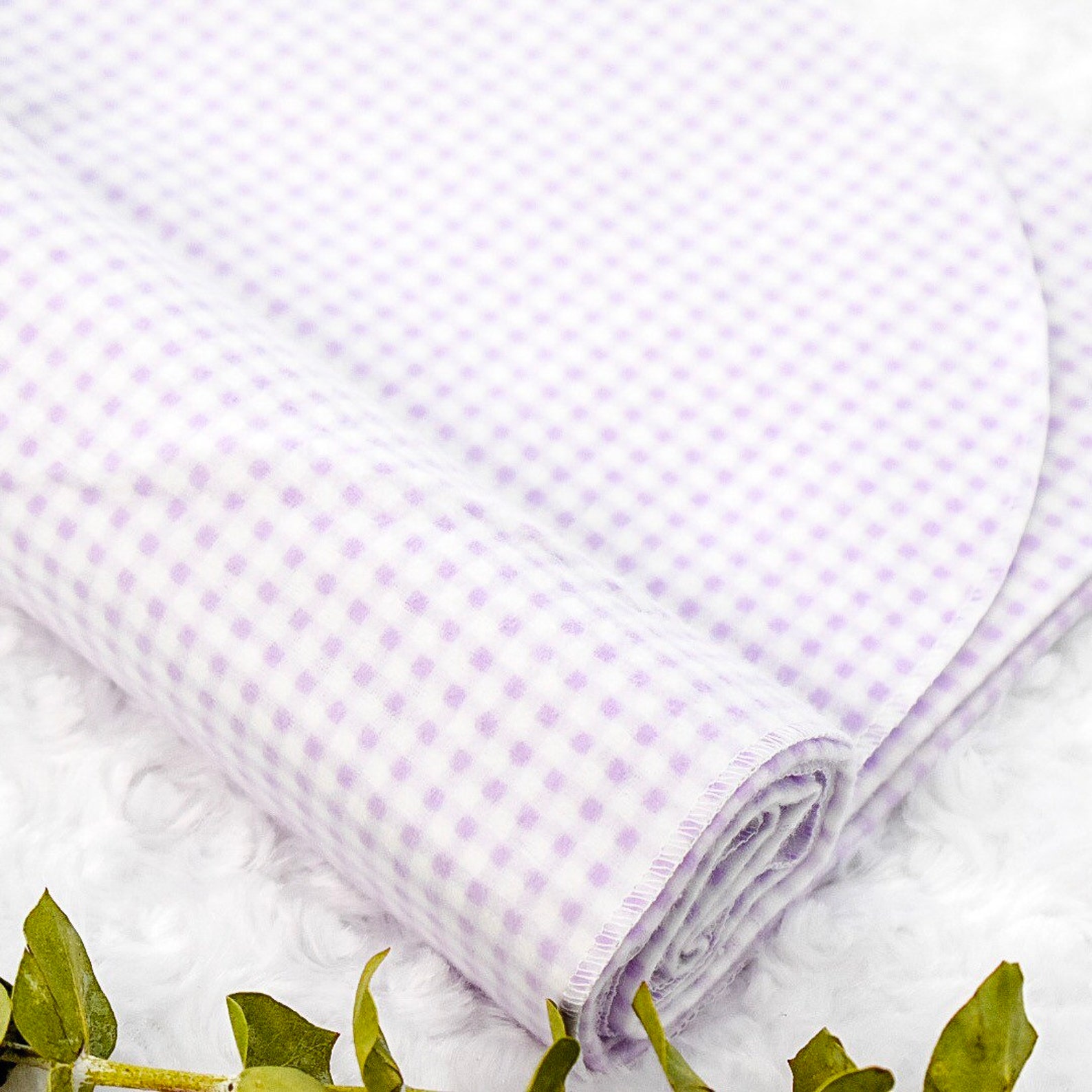 Pastel Gingham Swaddle Blanket Baby Receiving Blanket Baby Etsy