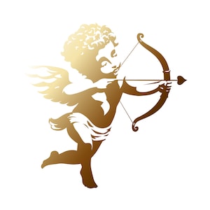 angel clipart .  Cupid taking aim from the bow   ,SVG, Ai,EPS files(vector art) and jpg, png