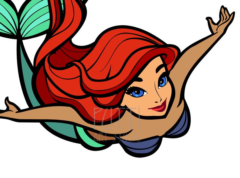 Free Free 217 Little Mermaid Svg Free Download SVG PNG EPS DXF File