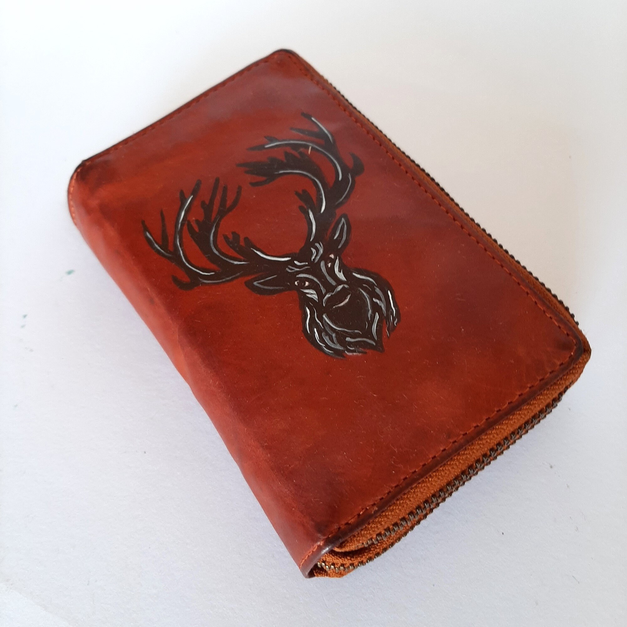 Handbemalte portemonnaie