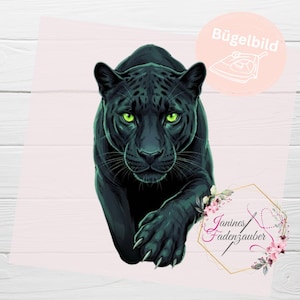 Panther Bügelbild in verschiedenen Größen