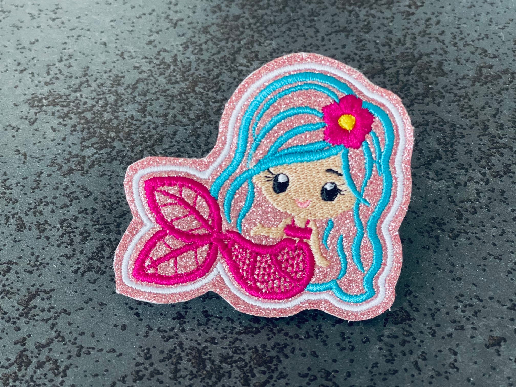 Ergobag Klettverschluss Set | 5-tlg. | Meerjungfrauen Design | Für Schulrucksäcke | PVC-frei