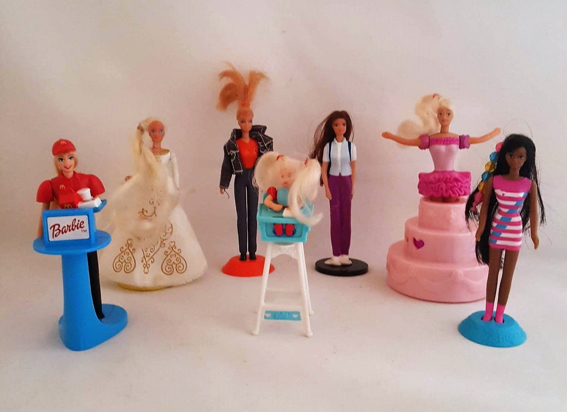 VTG Barbie Mini Mcdonalds Happy Meal Toys Etsy