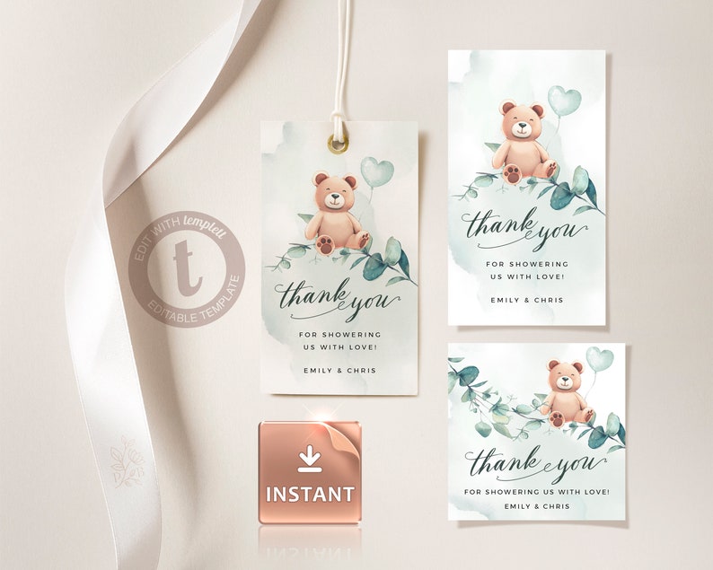Baby Shower Label Template For Favors