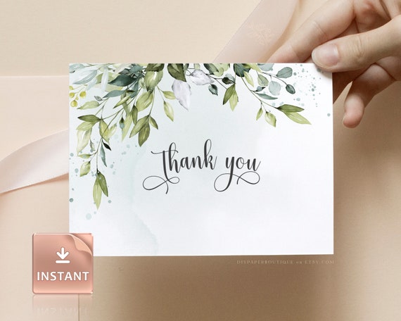 Crisky Biglietti di ringraziamento con buste (confezione da 50) e adesivi biglietti di auguri, fiori di campo ad acquerello, per compleanno, baby shower, addio al nubilato, matrimoni