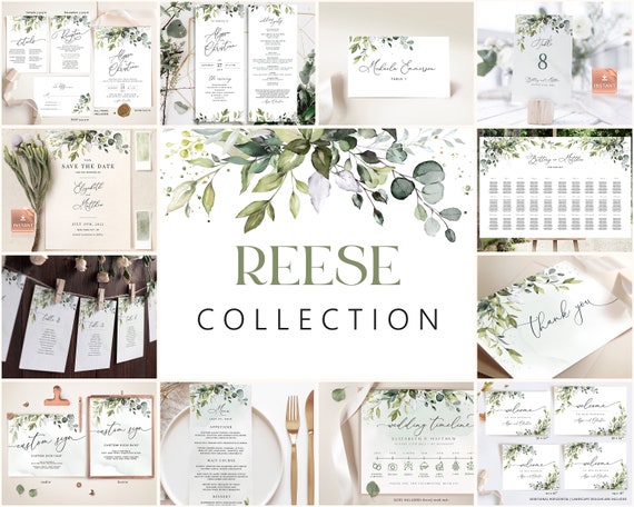 REESE - Wedding Invitation Template, Wedding Invite, Wedding Invitations, Printable Wedding Templates, Instant Download, Templett Collection REESE - Wedding Invitation Template, Wedding Invite, Wedding Invitations, Printable Wedding Templates, Instant Download, Templett Collection