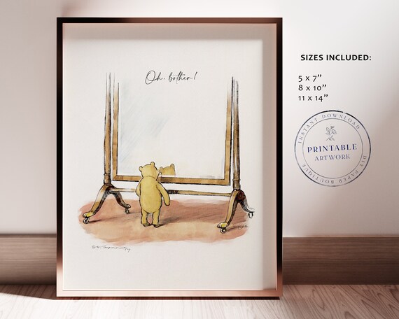 Pooh Printable Winnie The Pooh Classic Baby Shower Pooh Etsy 日本