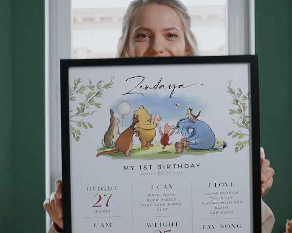 Disney Winnie The Pooh Multi Rainbow & White Super Soft Milestone - Foto 9