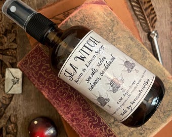 Sea Witch Room&Linen Spray | Sea Salt Melon Oakmoss Sandalwood